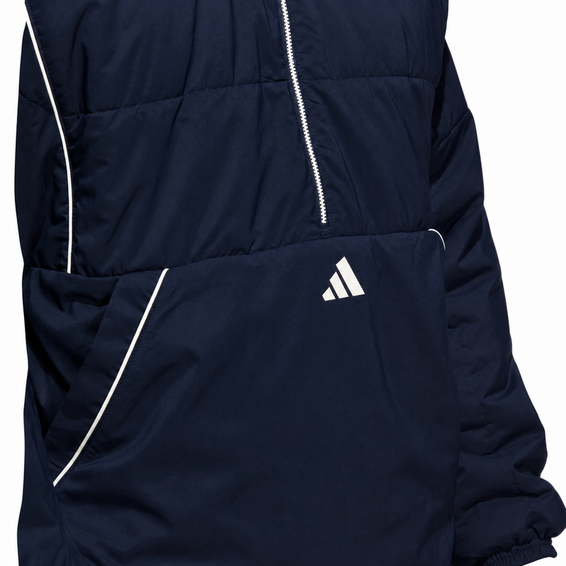 adidas Beyond Twistweave Half Zip Filled Hoodie Jacket - Navy - main image