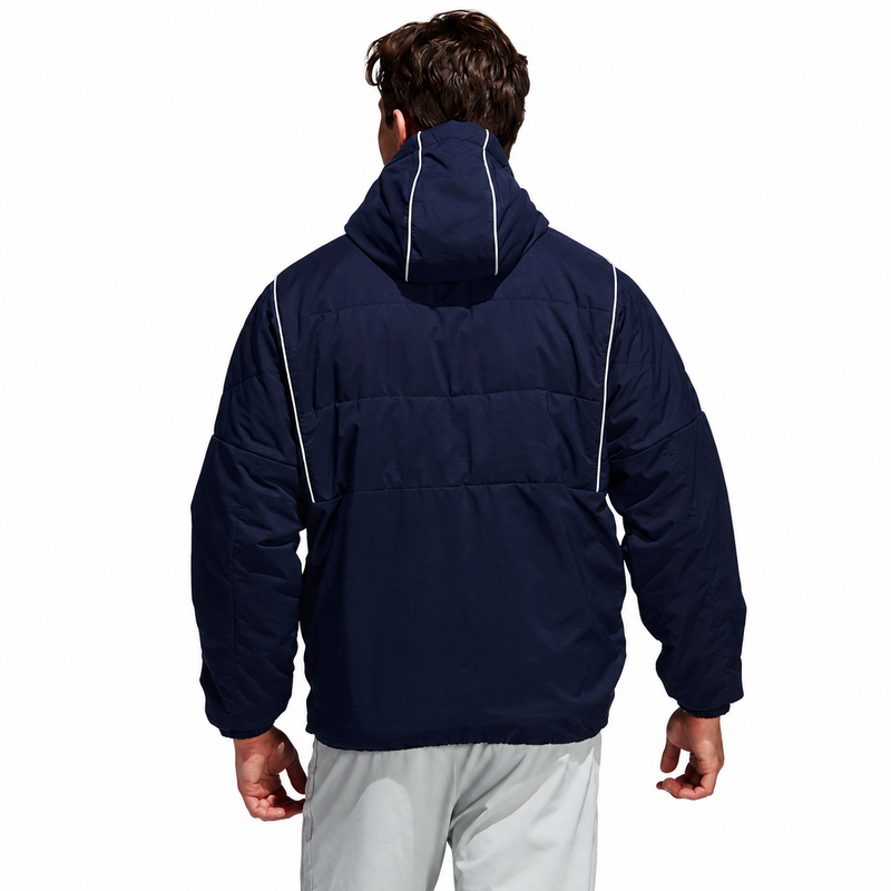 adidas Beyond Twistweave Half Zip Filled Hoodie Jacket - Navy - main image