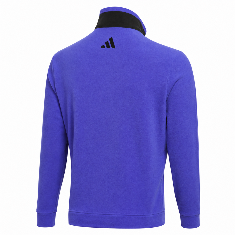 adidas Fleece Junior Zipped Golf Jacket - Dual Indigo - main image