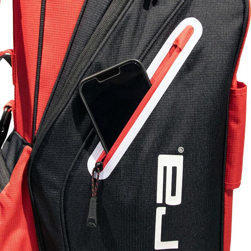 Cobra Signature Golf Stand Bag - Bright White/High Risk Red/Black - main image