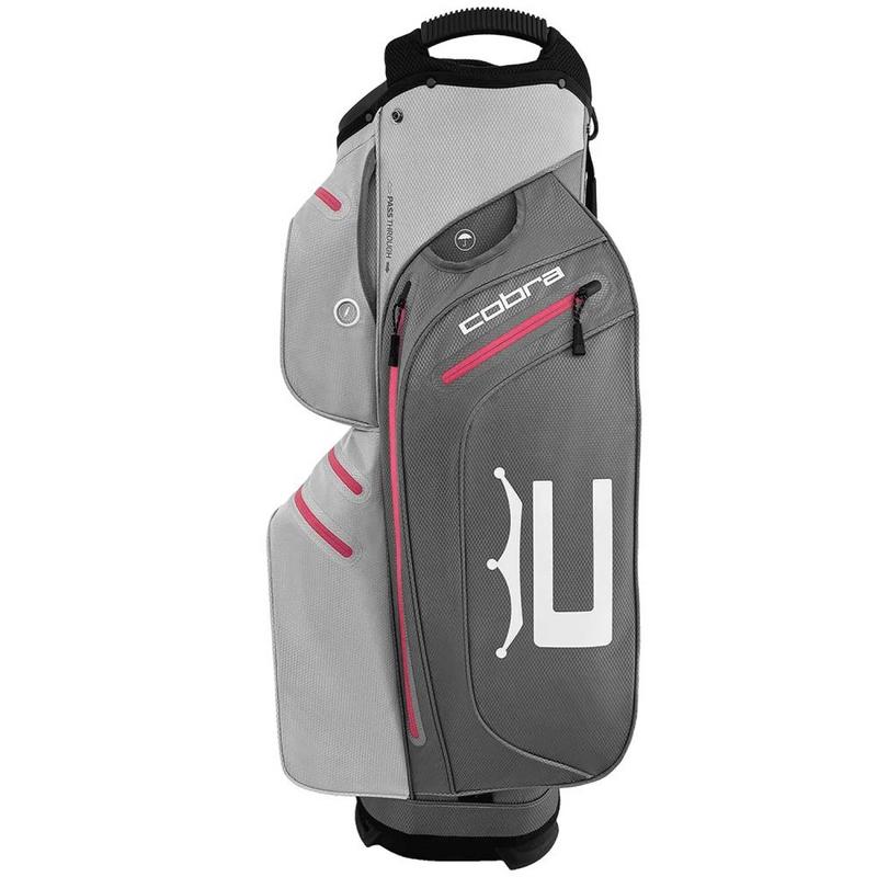 Cobra Ace Waterproof Golf Cart Bag - Quite Shade/High Rise/Fuchsia Purple