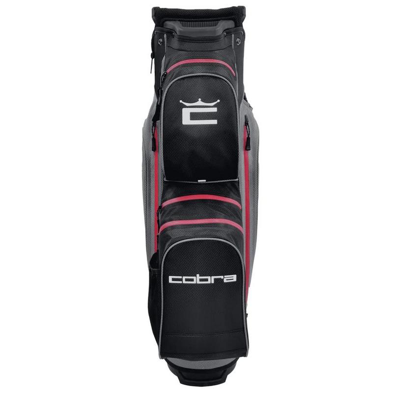 Cobra Ace Waterproof Golf Cart Bag - Quite Shade/White/Black/Red - main image