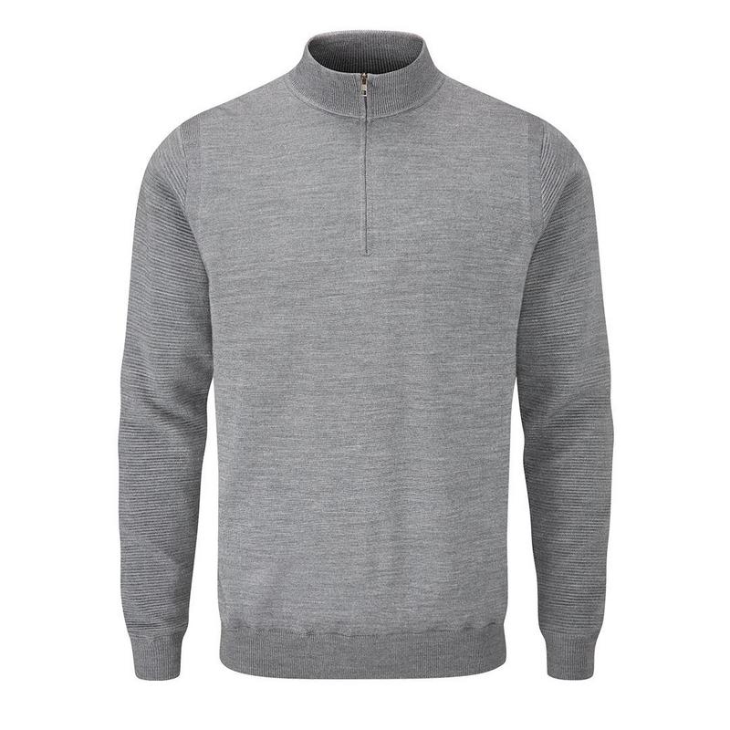 Ping Croy Lined Half Zip Golf Sweater - French Grey - main image