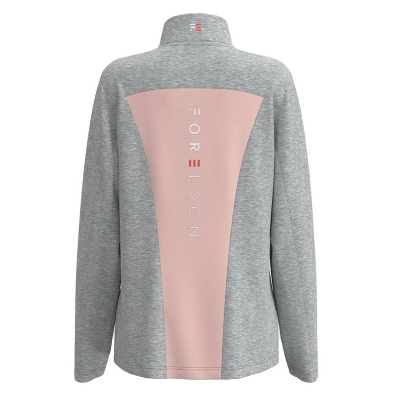Forelson Draycott Ladies Full Zip Mid Layer - Grey/Pink - main image