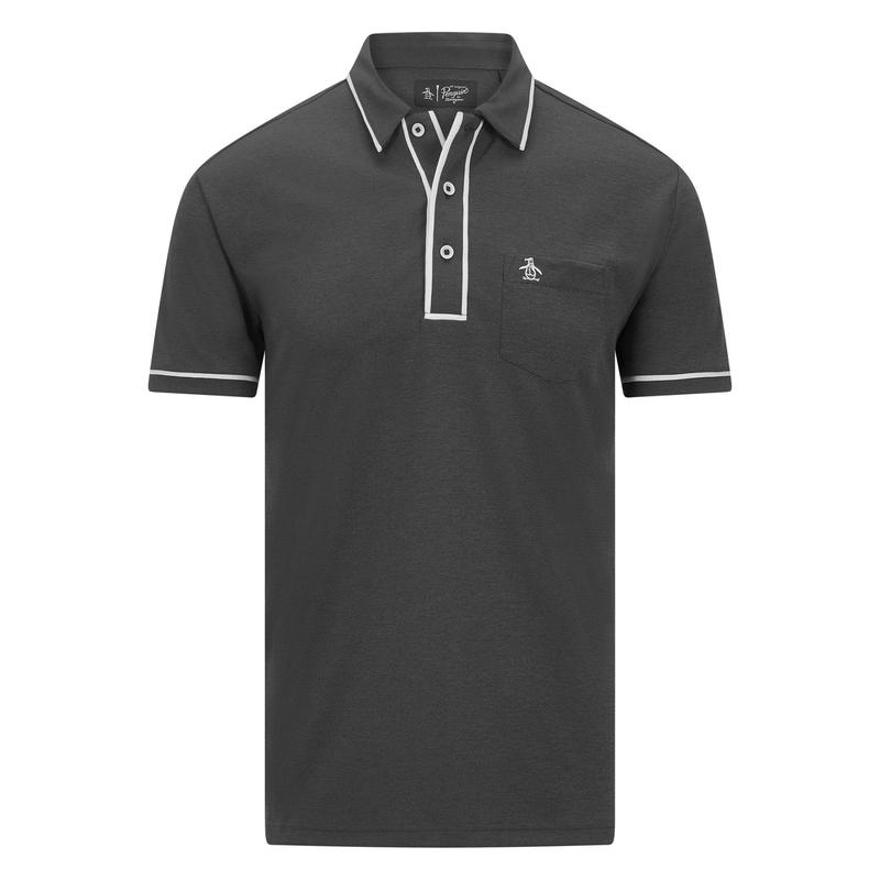 Original Penguin Eco Performance Earl Golf Polo Shirt - Caviar - main image