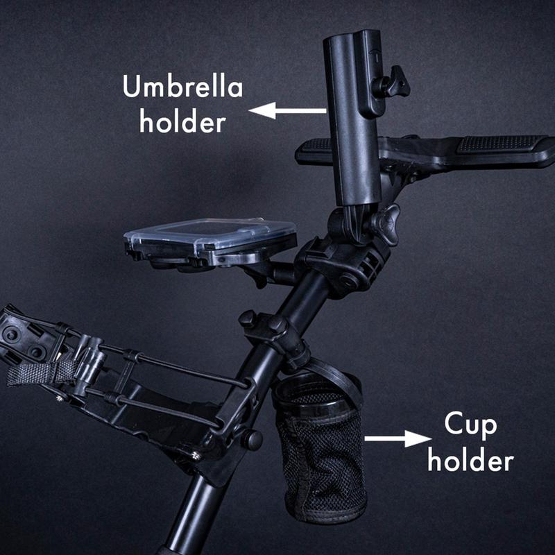 Ben Sayers Electric Golf Trolley - Black 18 Hole Lithium
