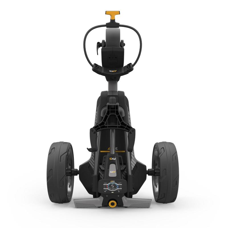 PowaKaddy FX5 Gun Metal Electric Golf Trolley Extended Lithium