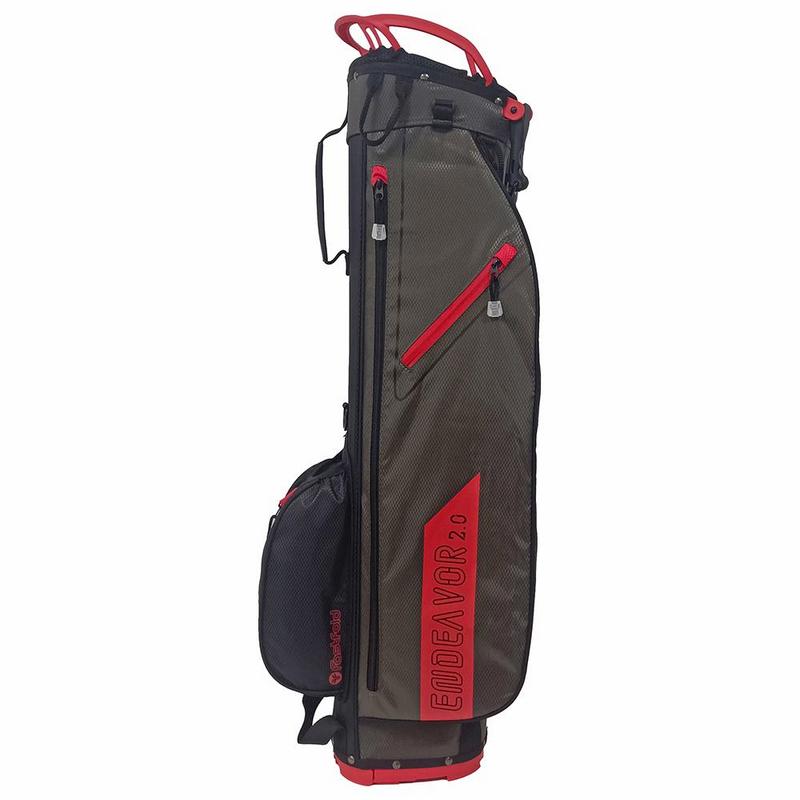 FastFold Endeavor 2.0 Golf Stand Bag - Black/Red - main image