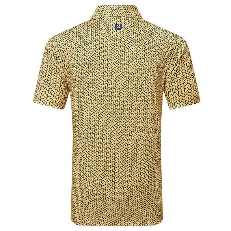 FootJoy Citrus Print Lisle - Taxi / Navy - main image