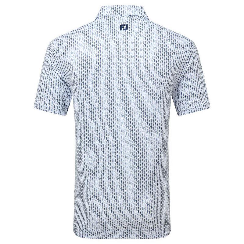 FootJoy Figure Print Lisle - White / Navy - main image