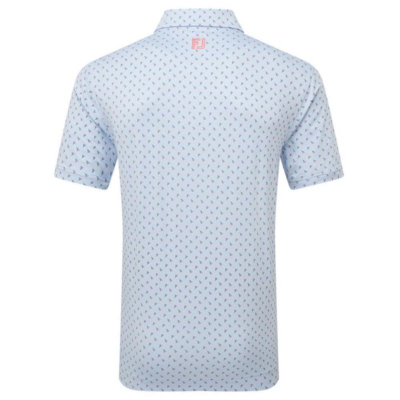 FootJoy Flower Bud Foulard Lisle - Skyway - main image