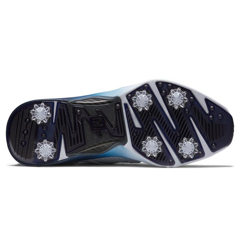 FootJoy Hyperflex Carbon Golf Shoes - White/Navy/Blue - main image