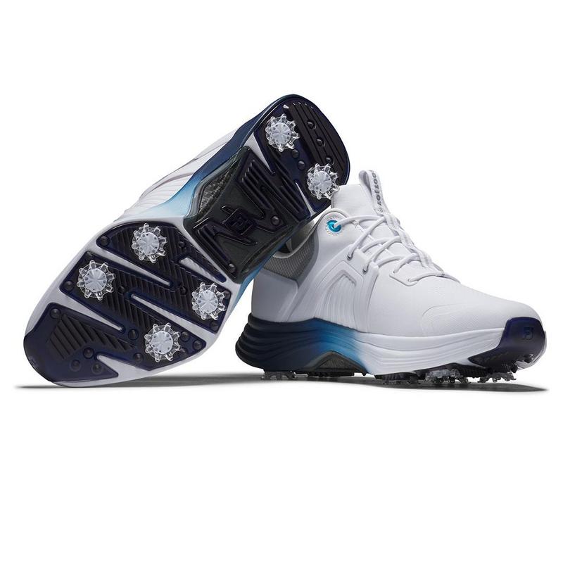 FootJoy Hyperflex Carbon Golf Shoes - White/Navy/Blue - main image
