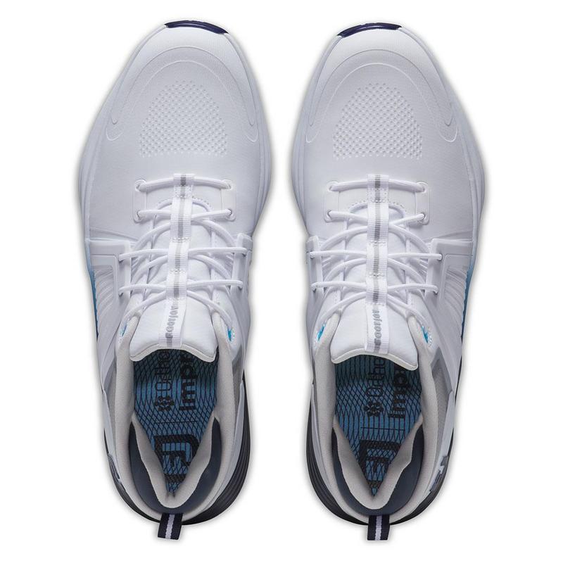 FootJoy Hyperflex Carbon Golf Shoes - White/Navy/Blue - main image