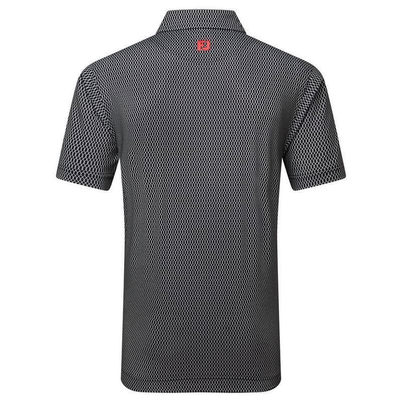 FootJoy Irongate Print Lisle - Black / White - main image