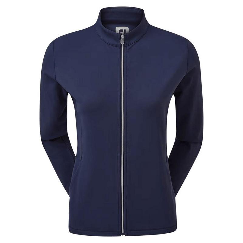 FootJoy Ladies Full Zip Midlayer Golf Sweater Navy