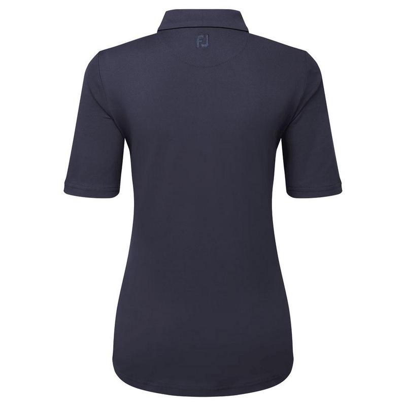 FootJoy Ladies Half-Sleeve Solid Pique Polo - Navy - main image