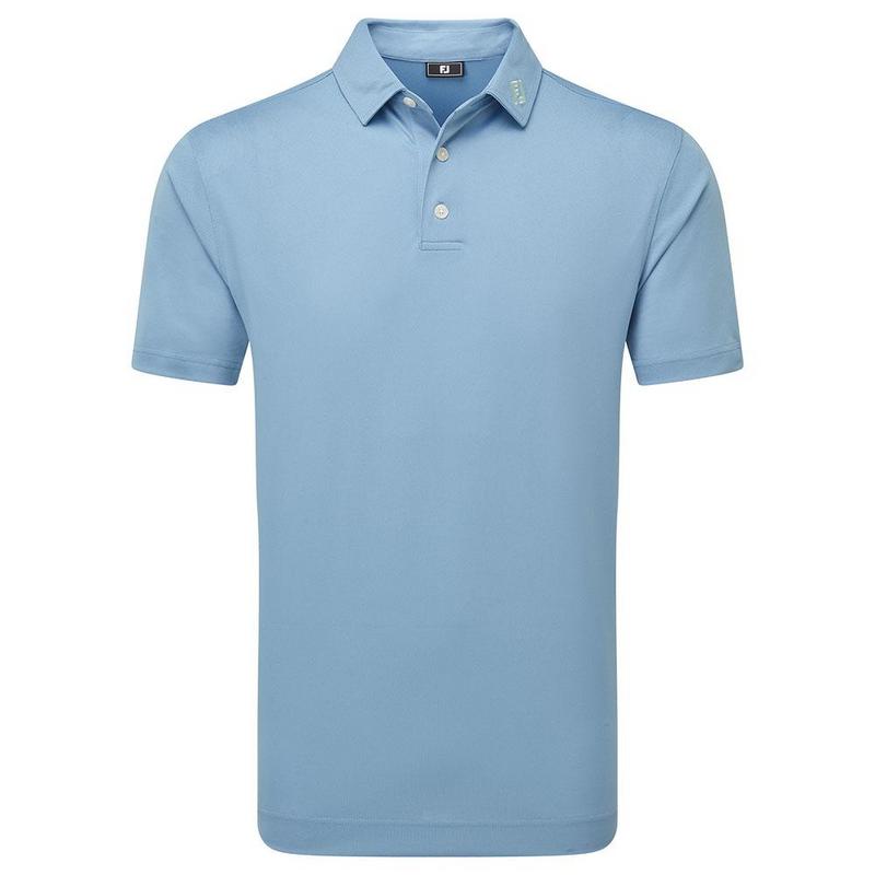 FootJoy Stretch Pique Solid Mens Shirt 25 - Blue Jay
