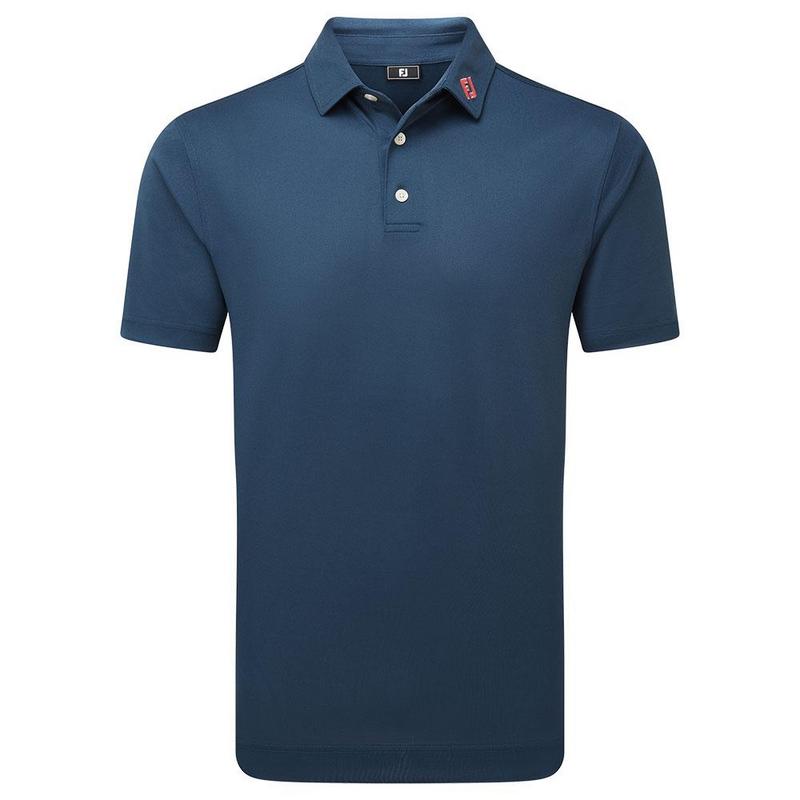 FootJoy Stretch Pique Solid Mens Shirt 25 - Dark Denim - main image