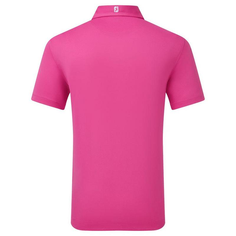 FootJoy Stretch Pique Solid Shirt - Hot Pink - main image