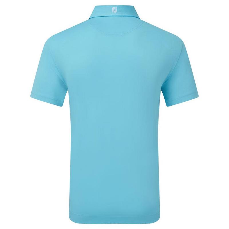 FootJoy Stretch Pique Solid Shirt - Riviera Blue - main image