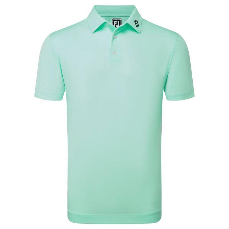 Footjoy Stretch Pique Solid Shirt - Sea Glass