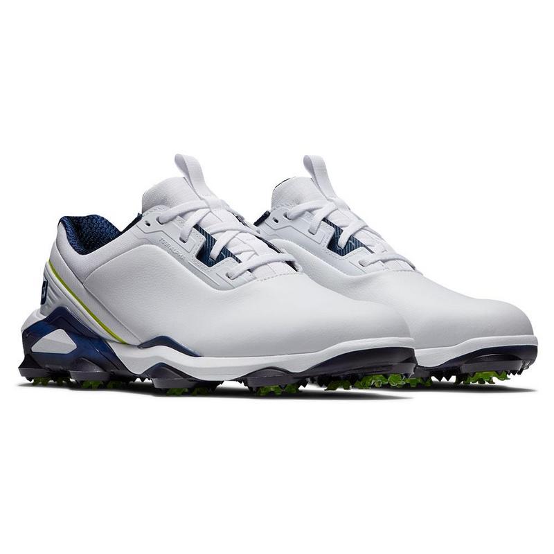 FootJoy Tour Alpha 2.0 Golf Shoes - White/Navy/Lime - main image