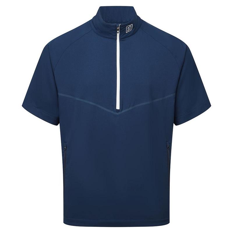 FootJoy Zephyr Short Sleeve Golf Windshirt - Navy - main image