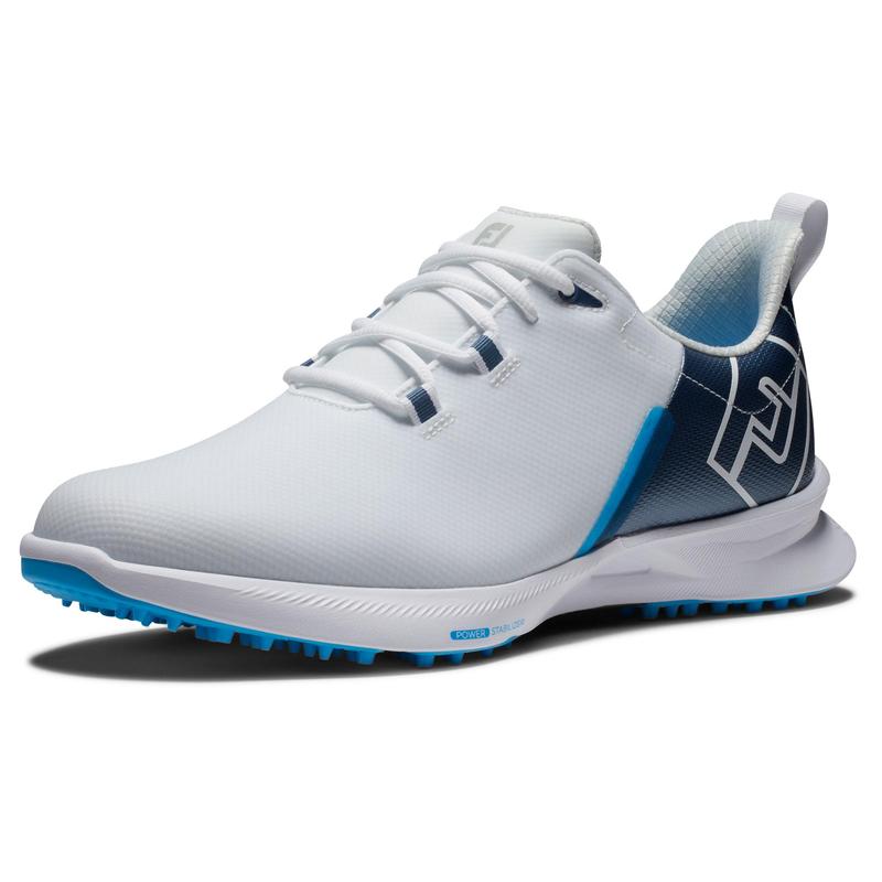 FootJoy Fuel Sport Golf Shoes - White/Navy/Blue - main image