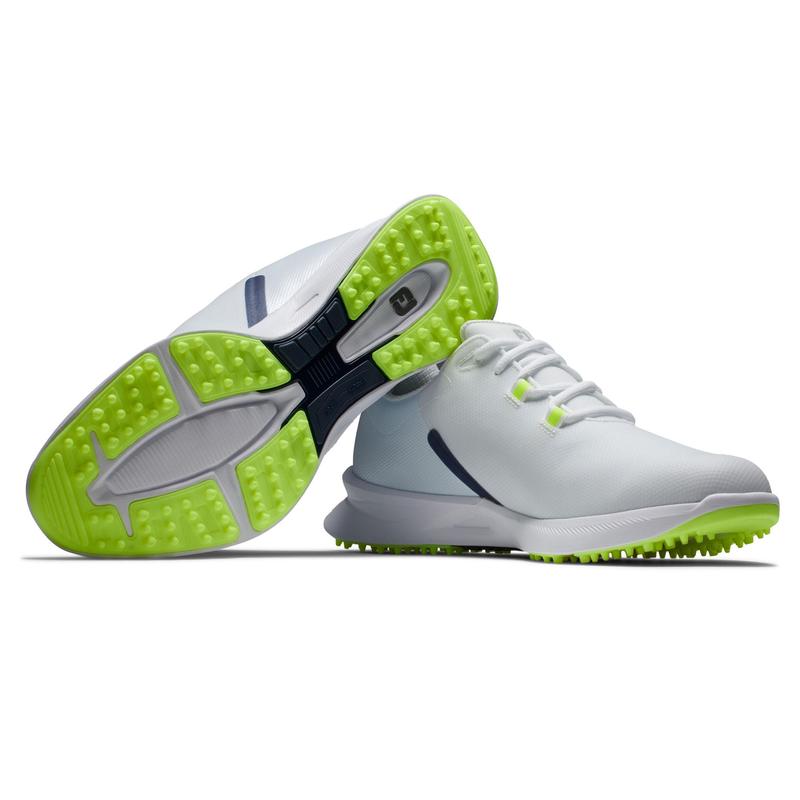 FootJoy Fuel Sport Golf Shoes - White/Navy/Green - main image