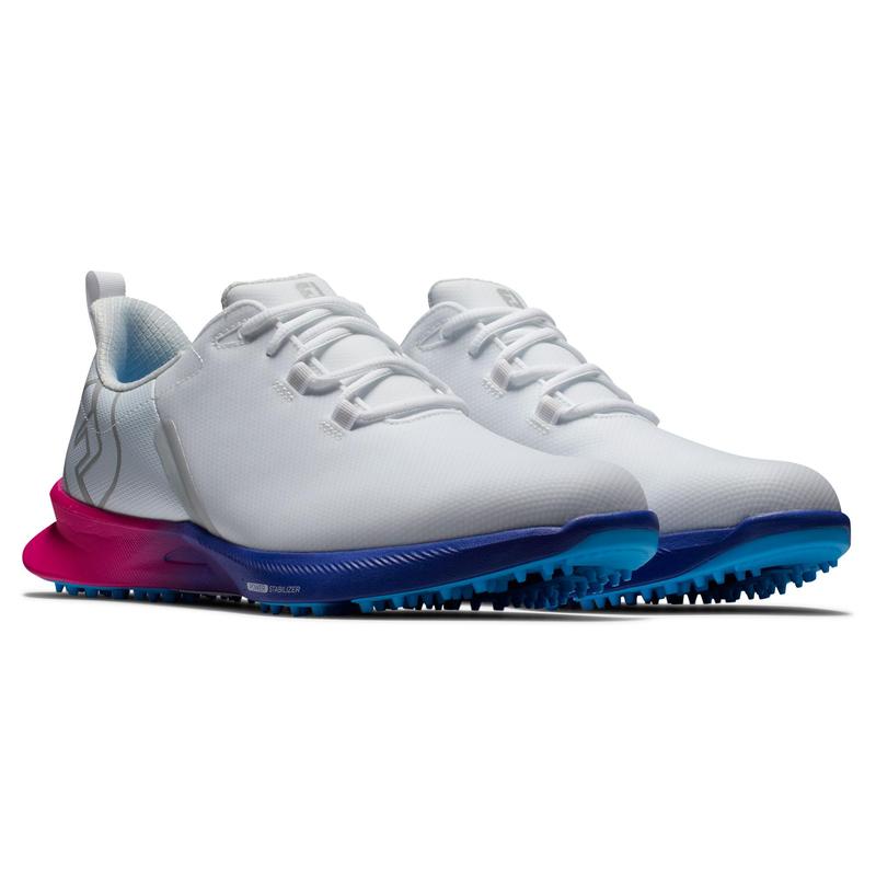 FootJoy Fuel Sport Golf Shoes - White/Pink/Blue - main image