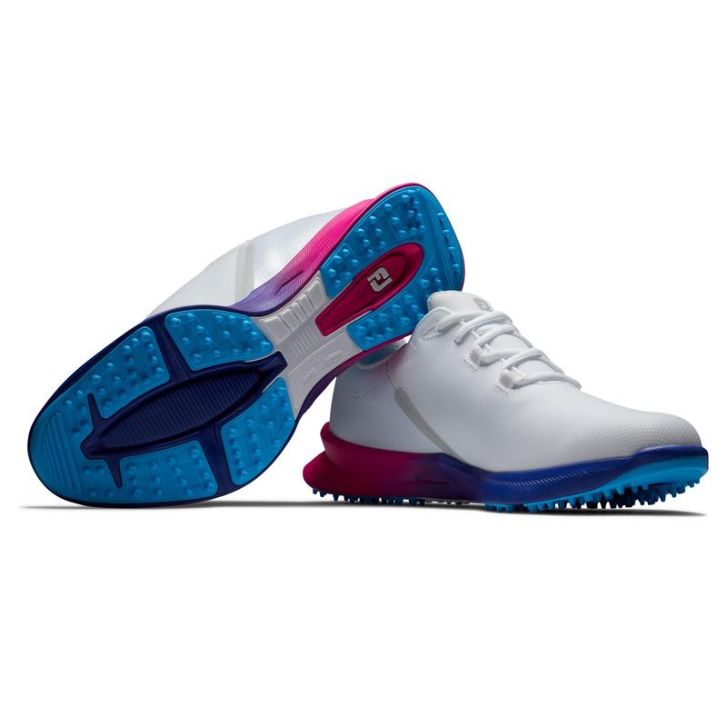 FootJoy Fuel Sport Golf Shoes - White/Pink/Blue - main image