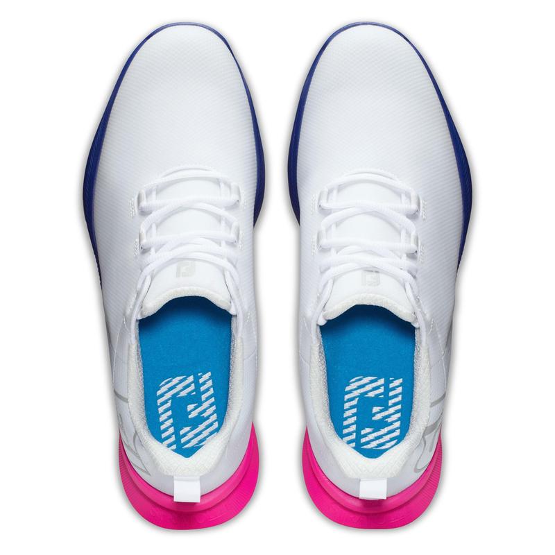 FootJoy Fuel Sport Golf Shoes - White/Pink/Blue - main image