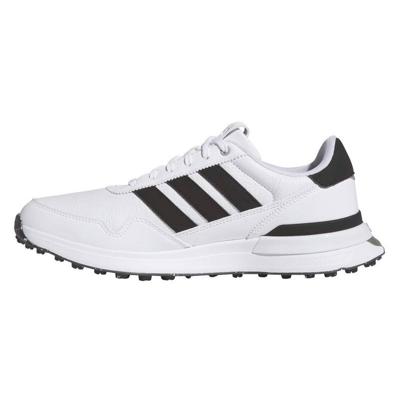 adidas S2G Leather Spikeless Golf Shoes - White/Core Black/White - main image