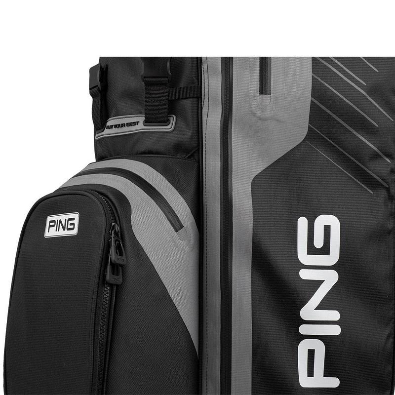 Ping Hoofer Monsoon 231 Waterproof Golf Stand Bag - Black/Iron Grey