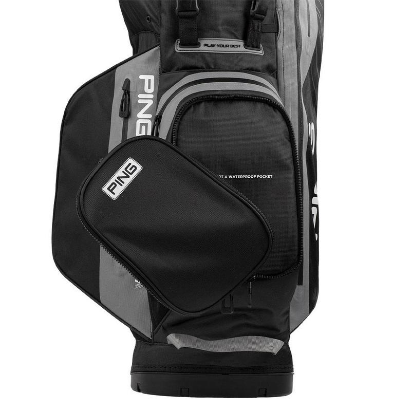 Ping Hoofer Monsoon 231 Waterproof Golf Stand Bag - Black/Iron Grey