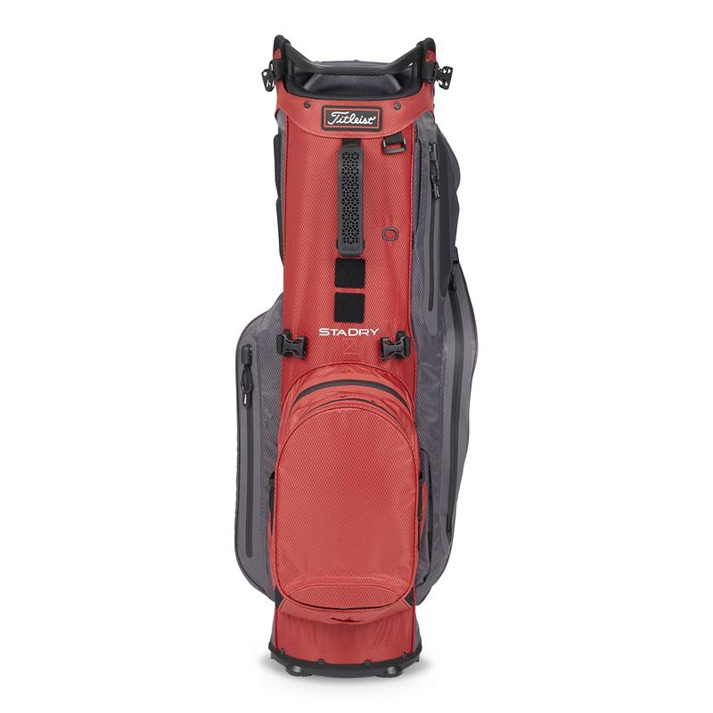Titleist Hybrid 14 StaDry Golf Stand Bag Dark Red/Graphite Click Golf