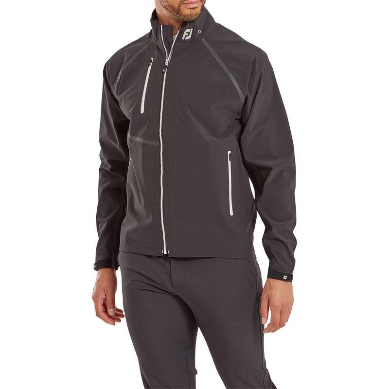 FootJoy HydroTour Waterproof Golf Jacket - Black/Silver - main image