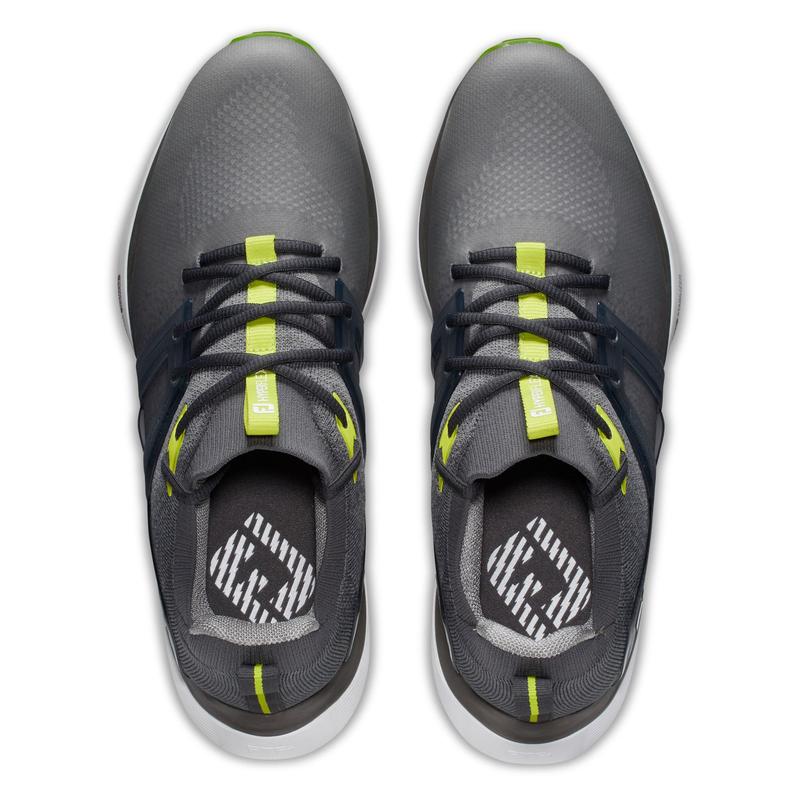 FootJoy Hyperflex Golf Shoes - Charcoal/Grey/Lime - main image