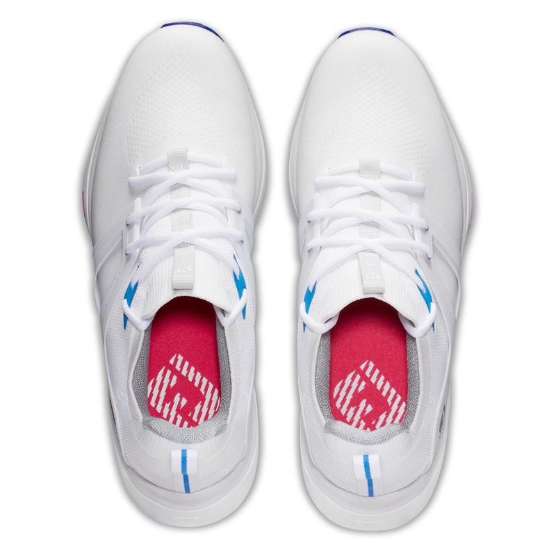 Footjoy Hyperflex Golf Shoes - White/Blue/Pink - main image