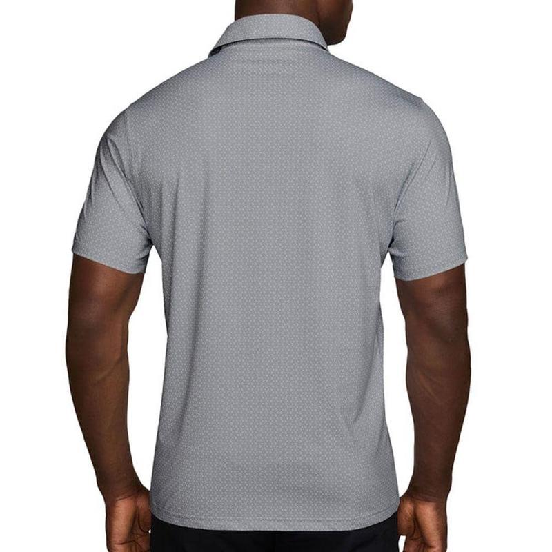 Nike Dri-Fit Velocity Micro Print Golf Polo Shirt - Wolf Grey - main image