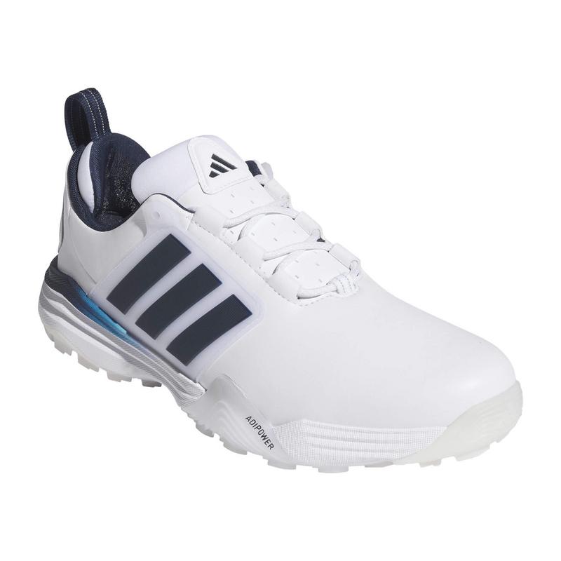 adidas Adipower Spikeless Golf Shoes - White/Collegiate Navy/Lucid Orange - main image