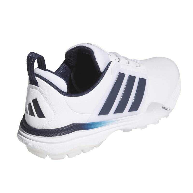 adidas Adipower Spikeless Golf Shoes - White/Collegiate Navy/Lucid Orange - main image