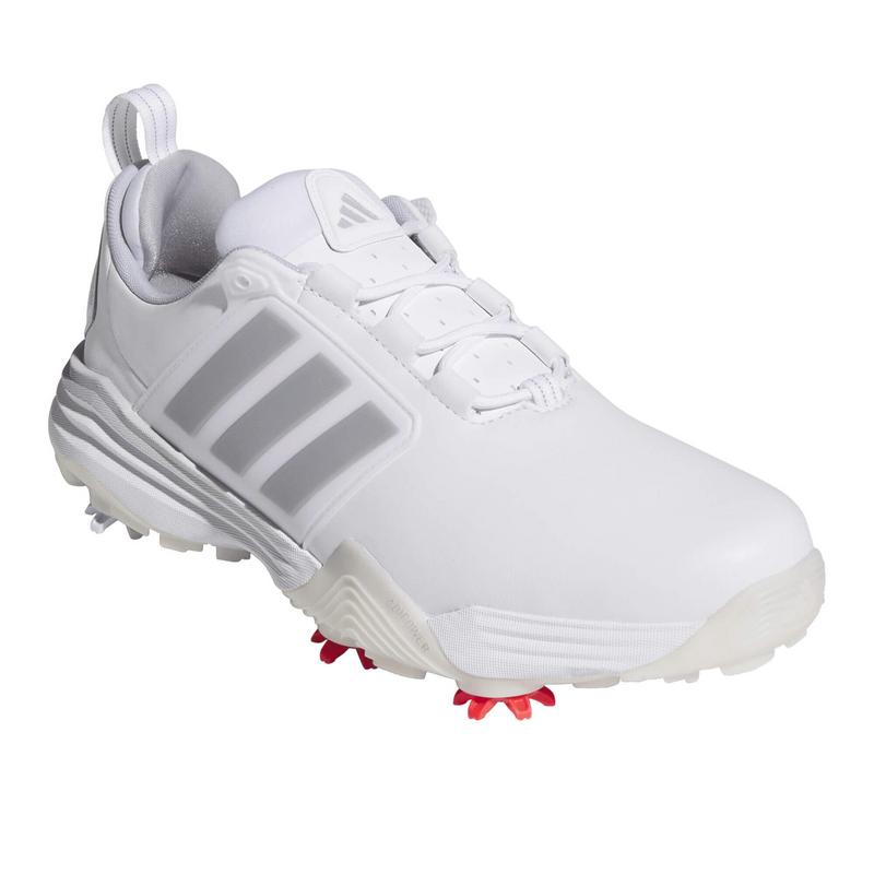 adidas Adipower Golf Shoes - White/Silver Metallic/Halo Silver - main image