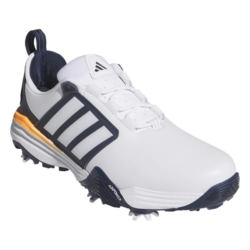 adidas Adipower Golf Shoes - White/Collegiate Navy/Lucid Orange - main image