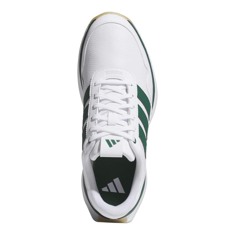 adidas S2G Leather Spikeless Golf Shoes - White/Collegiate Green/Gum - main image