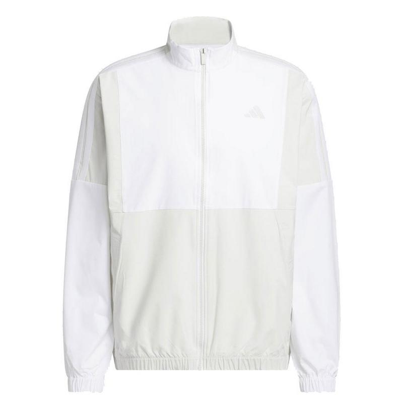 Beyond the Course Windbreaker Golf Jacket - Orbit Grey/White