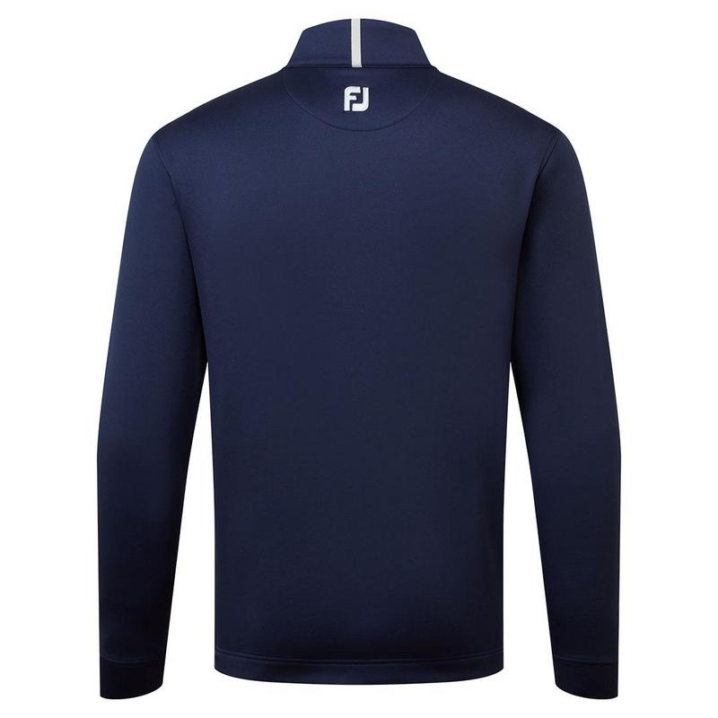 FootJoy Jersey Solid Chill-Out Golf Sweater - Navy - main image