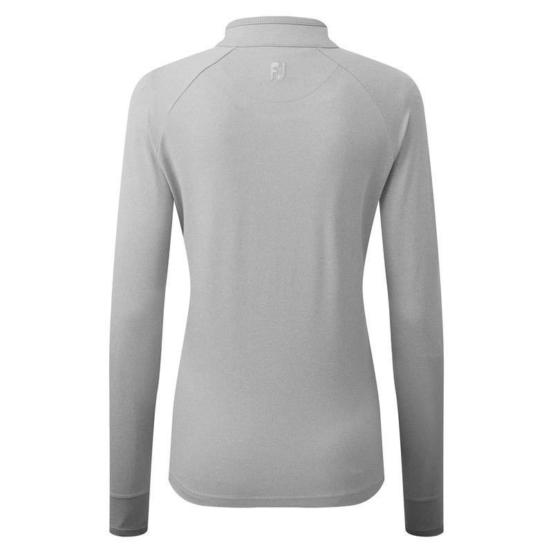 FootJoy Ladies Half-Zip Golf Midlayer Top - Grey - main image