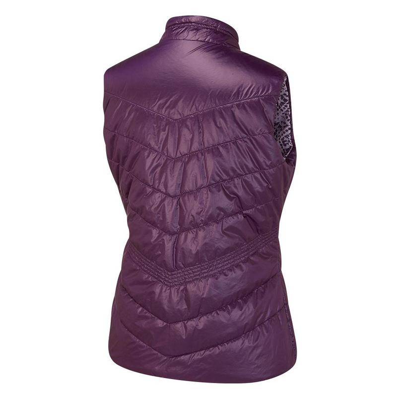 Ping Ladies Lola Reversible Insulated Golf Vest Purple Plum Click Golf